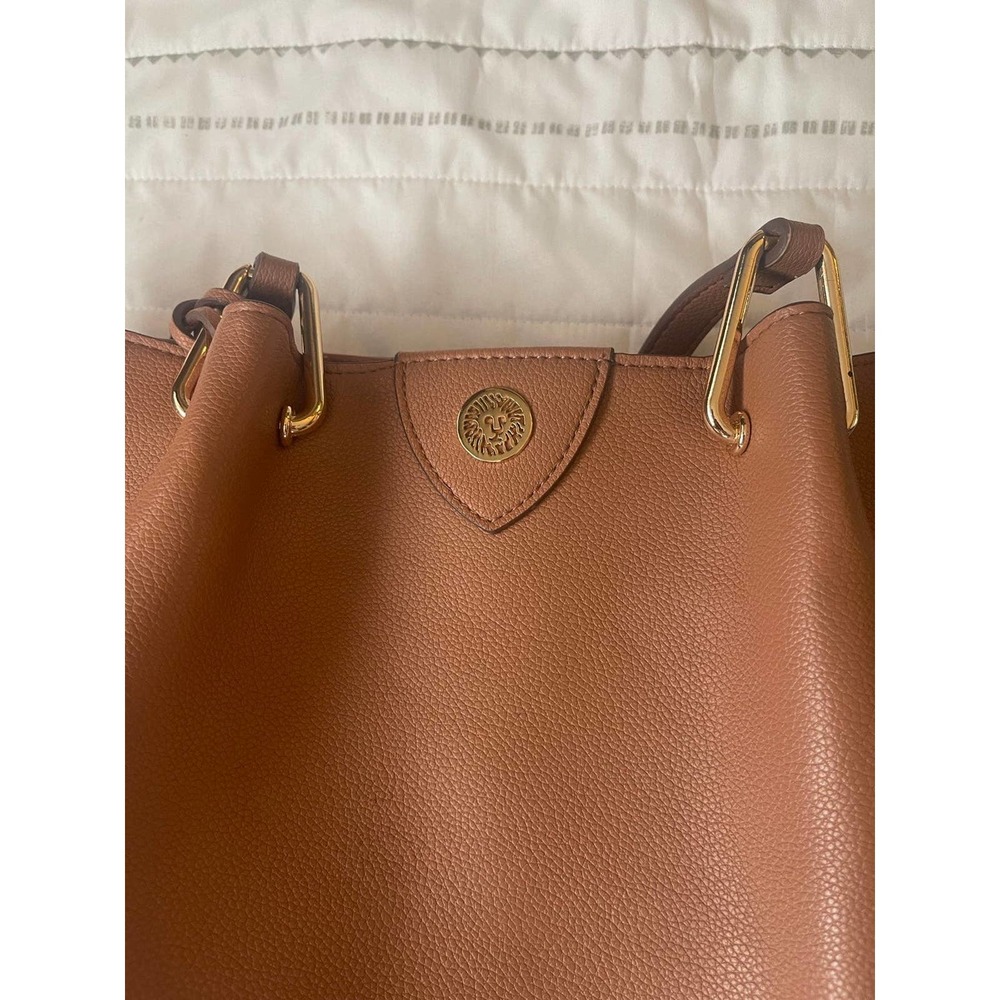 Anne Klein Brown Tote/Shoulder Bag - Picture 3 of 10